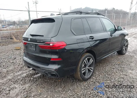 2021 BMW X7 xDrive40I z USA, uszkodzony, nr VIN 5UXCW2C09M9E66550